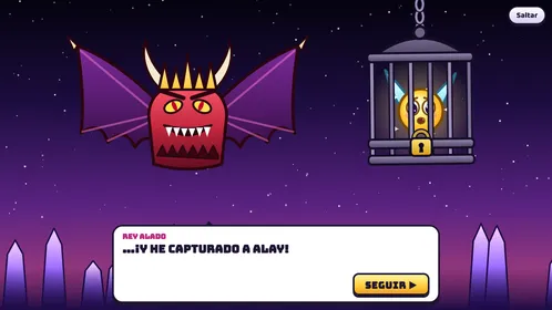 El Rey Alado ha encerrado a Alay en una jaula