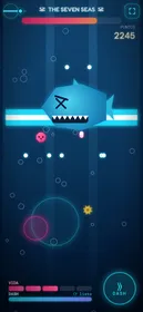 The boss fight on a phone held upright
